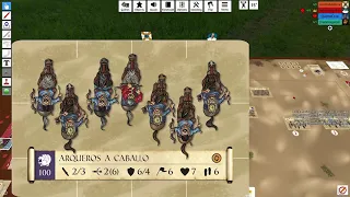 Gameplay in spanish (Parthians & Sarmatians vs Rome)