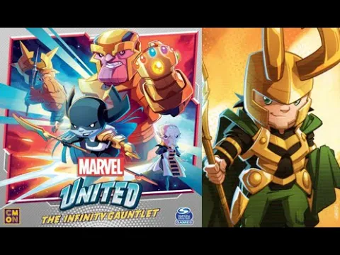 Marvel United Play Through - The Infinity Gauntlet Part 1