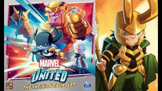 Marvel United Play Through - The Infinity Gauntlet Part 1