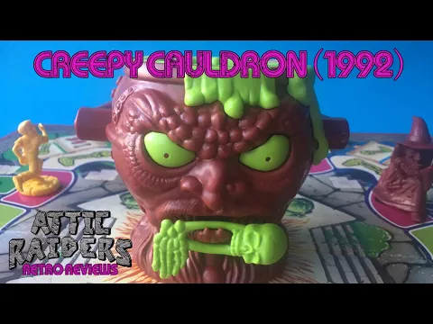 Creepy Cauldron (1992) by MB Games - Rare Spooky 3D Halloween Vintage Board Game Review