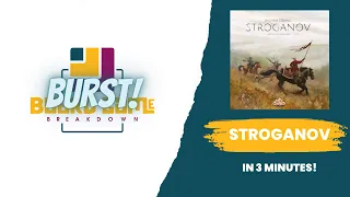 Board Game Breakdown BURST - Stroganov