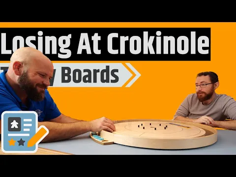 Losing Badly At Crokinole To Jeremy Tracey - The Best Boards For Crokinole