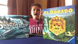Quest for El Dorado vs Salmon Run -- Board Game Fight Club