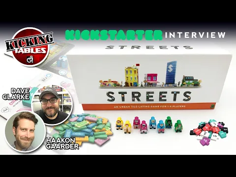 Streets Board Game Kickstarter Interview with Creator Haakon Gaarder and Dave Clarke