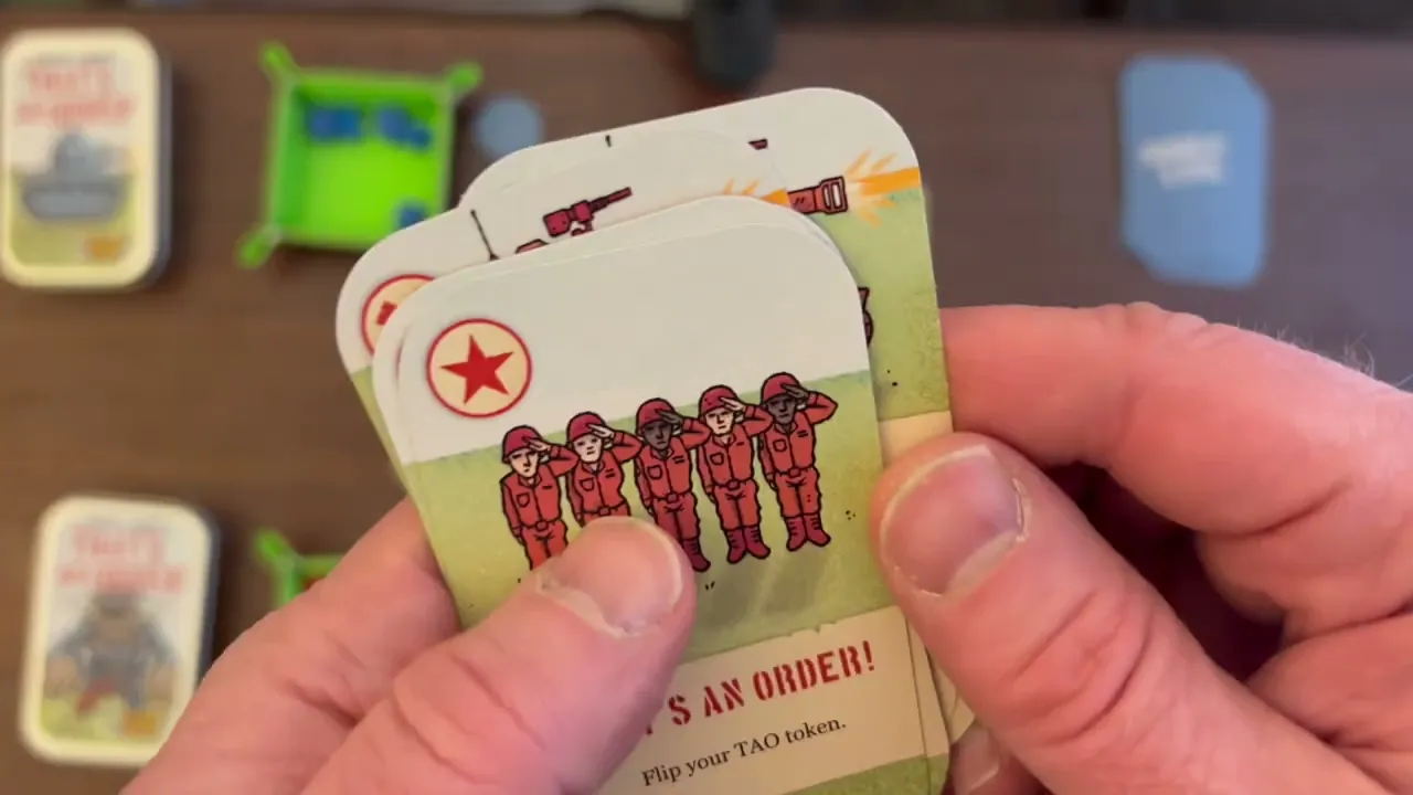 How to play That's an Order! and The General's Toolkit expansion.
