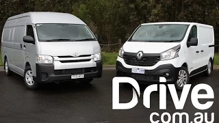 2015 Toyota HiAce v Renault Trafic Comparison | Drive.com.au