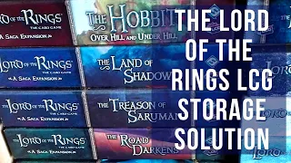 Cram 'em All! My The Lord of the Rings LCG DIY Storage Solution