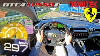 Ferrari GTC4 LUSSO T NOVITEC // 300KM/H POV on AUTOBAHN