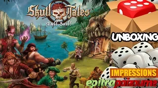 Skull Tales Full Sail - Unboxing & Impressions (EN) by Epitrapaizoume