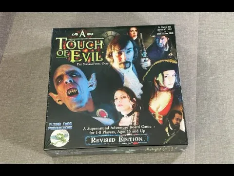 The Discriminating Gamer: A Touch of Evil: The Supernatural Game unboxing with Ray
