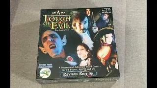 The Discriminating Gamer: A Touch of Evil: The Supernatural Game unboxing with Ray