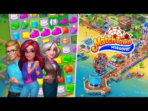 Відео Match Town Makeover