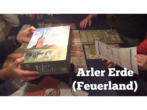 Test Arler Erde (Feuerland): Rezension und Beispielrunde von Spiele-Podcast.de