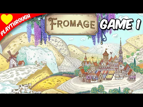 Fromage Board Game Playthrough / Gameplay (Game 1)
