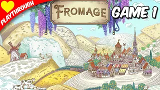 Fromage Board Game Playthrough / Gameplay (Game 1)