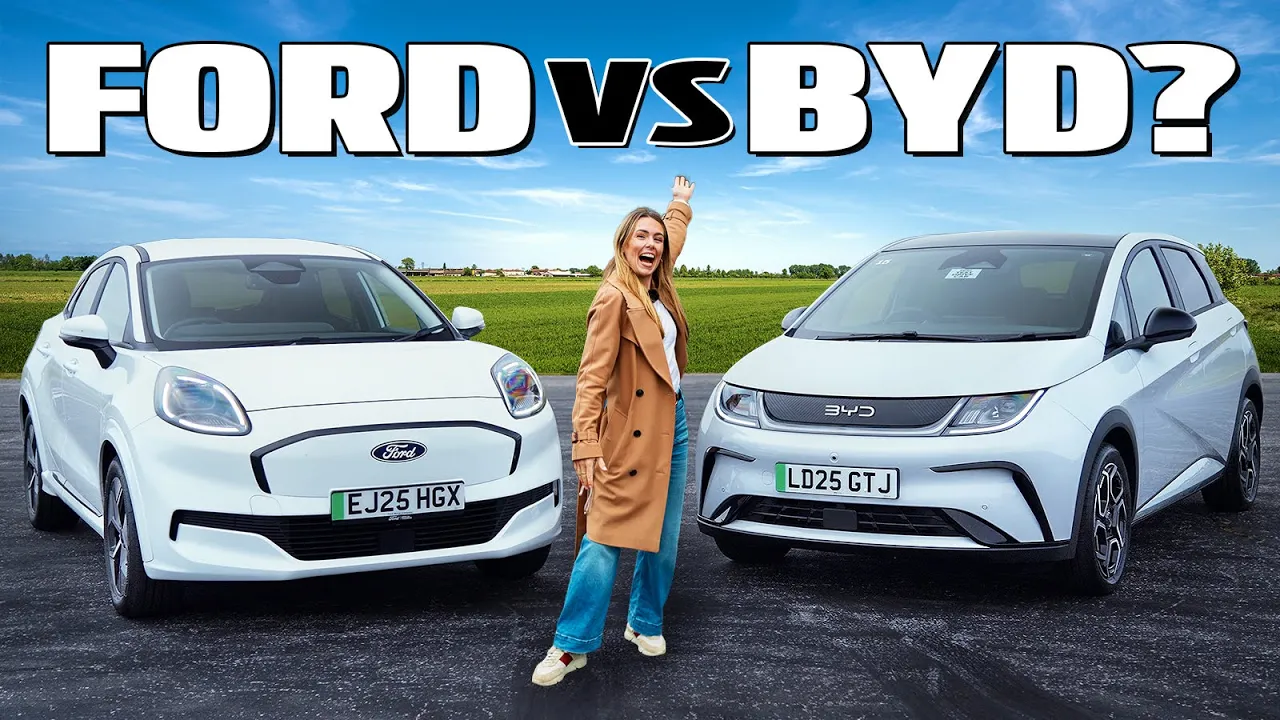 The Small EV Showdown - The Ford Puma Gen-E vs BYD Dolphin!