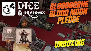 Dice and Dragons - Blooborne The Board Game Blood Moon Pledge Unboxing