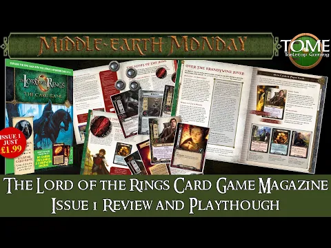 The Lord of the Rings Card Game Magazine Issue 1 Review and Game Report
