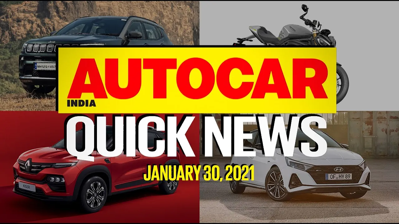 Renault Kiger unveil, 2021 Jeep Compass India launch and more | Quick News | Autocar India