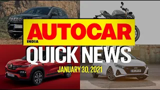 Renault Kiger unveil, 2021 Jeep Compass India launch and more | Quick News | Autocar India