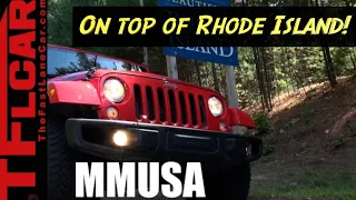 812 Feet Above Sea Level at the Summit of Jerimoth Hill Rhode Island on MMUSA