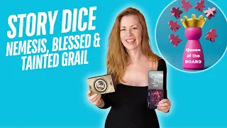 Awaken Realms Story Dice - Tainted Grail, Nemesis Space Cat and Blessed