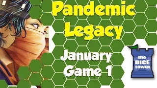 Pandemic Legacy Playthrough: January, Game 1 (SPOILERS)