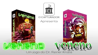 Vídeo do jogo de cartas Veneno do designer Reiner Knizia lançado pela editora O Capturador