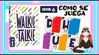 WALKIE TALKIE ¿Cómo se juega? * DEVIR * ESPAÑOL *