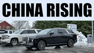 Hongqi E-HS9 Motorway Range Test