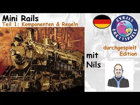 Mini Rails - Komponenten & Regeln - Cyrils Brettspiele(S163E01)