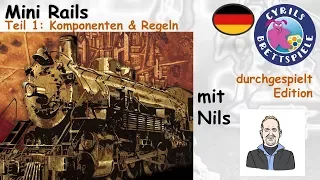 Mini Rails - Komponenten & Regeln - Cyrils Brettspiele(S163E01)