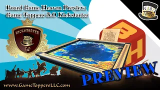 Board Game Heaven Preview: Game Toppers 5.0 Kickstarter - Affordable Gaming Table solutions