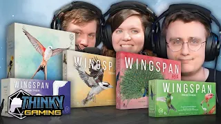 Let's Play WINGSPAN | ALL EXPANSIONS | Roll to One Board Gaming