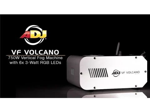 Product video thumbnail for ADJ American DJ VF Volcano Fog Machine with RGB LEDs