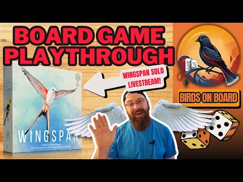Wingspan Board Game Solo Playthrough