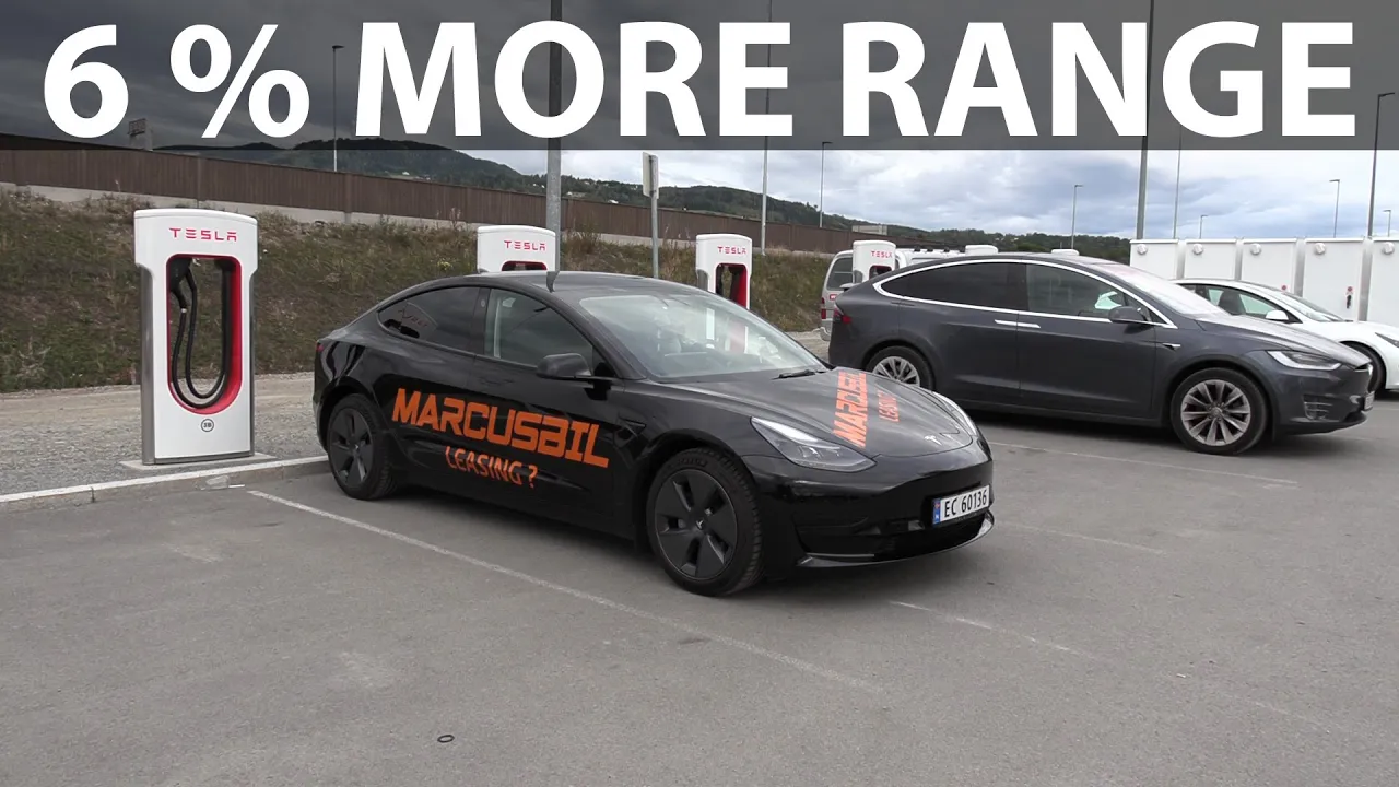 Tesla Model 3 SR+ MIC range test after increased battery capacity