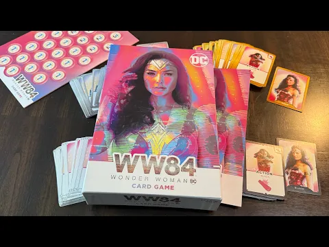 WW84: Wonder Woman 1984 Card Game (Cryptozoic) - Unbox; But Definitely NOT a Movie Review