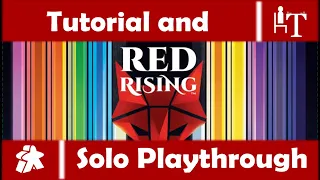 Red Rising Board Game - Teach and Solo Playthrough