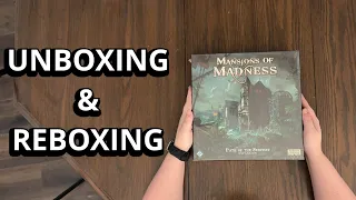 Mansions of Madness: Path of the Serpent Expansion - Game Unboxing & Reboxing - What's in the Box?