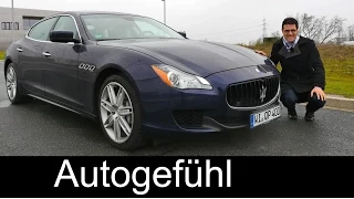 2015 Maserati Quattroporte test drive REVIEW V6 Diesel - Autogefühl