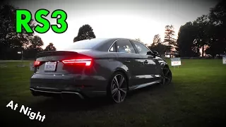 2018 Audi RS3 Sedan: Night Walkaround