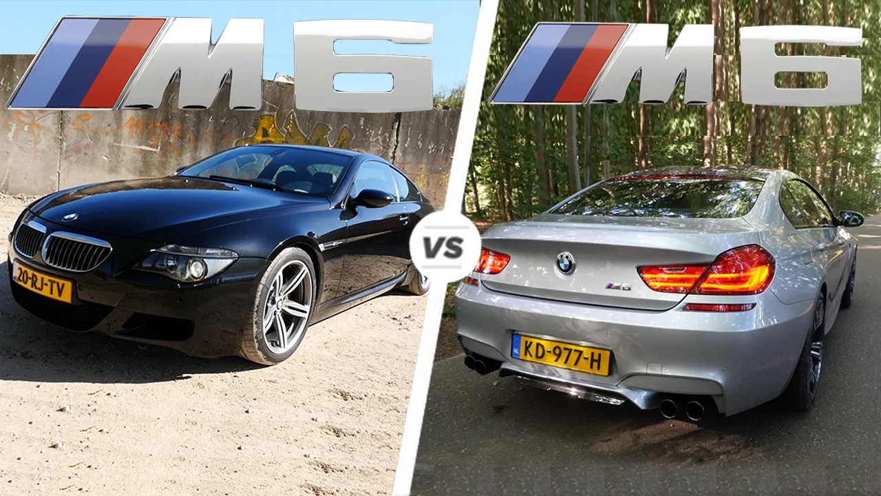 BMW M6 2017 V8 F12 vs BMW M6 2007 V10 E63 ACCELERATION TOP SPEED POV Drive & Exhaust SOUND