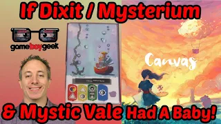 Canvas: If Dixit or Mysterium Had a Baby with Mystic Vale!