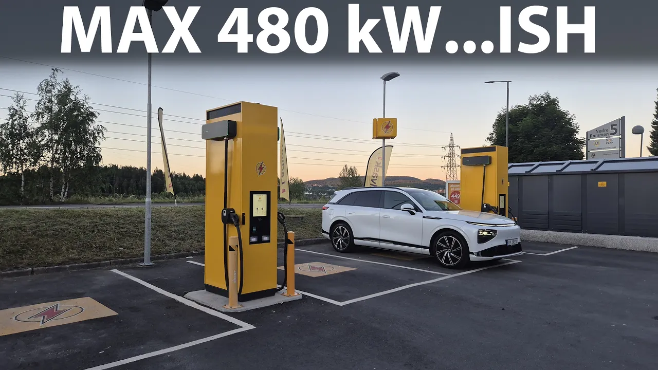 480 kW EVBox charger at St1 Rommen, Oslo