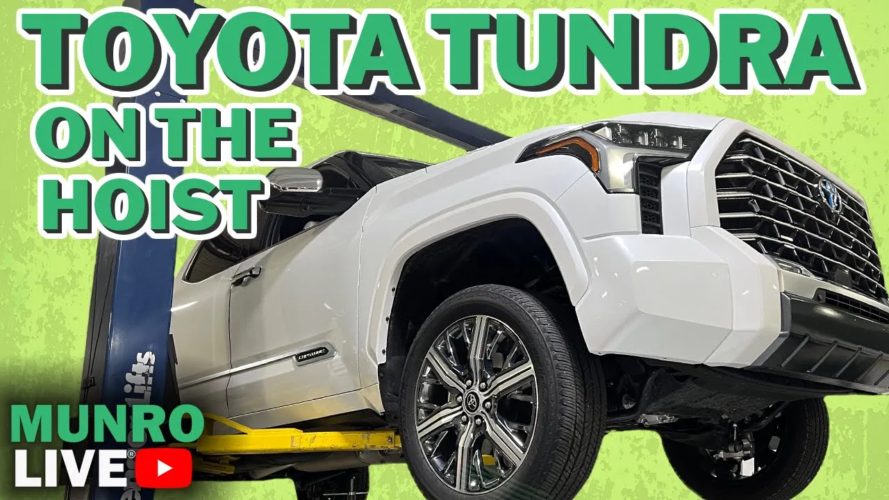 2022 Toyota Tundra TRD Hybrid Hoist Review | Underbody, Suspension
