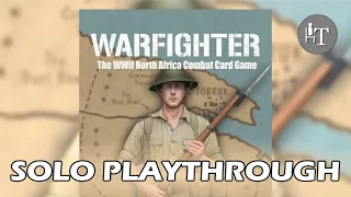 Warfighter WWII North Africa Board Game - Solo Playthrough