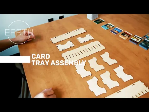 Earth - How to Assemble the Wooden Insert | Card Tray