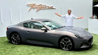 Maserati's First Electric Car! Full Tour Of The GranTurismo Folgore - 800V System w/ 400kW Regen