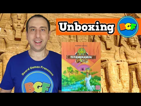 Tutankhamun | Unboxing e recensione del materiale | Gioco da tavolo di Little Rocket Games